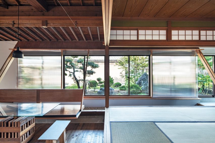 View of communal space within House in Toyama