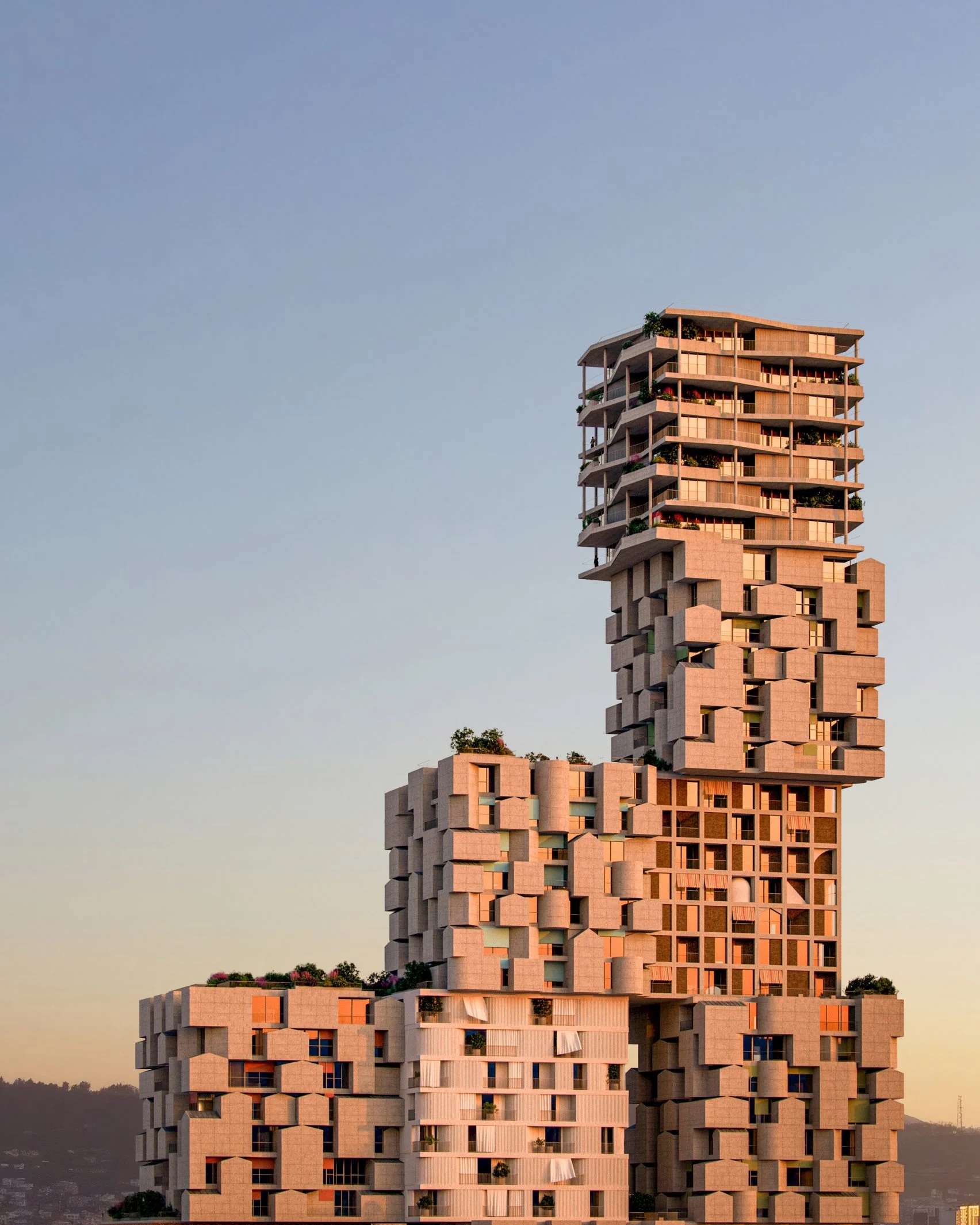 OODA skyscraper stacked cubes 
