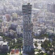 Dezeen Agenda features staggered skyscraper in Albania by OODA