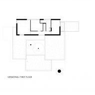 First floor plan of Open Park Villa by i29