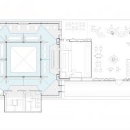 Plan for brutalist restaurant in the Cantabrian Maritime Museum by Zooco Estudio