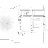 Plans of PSLab's Berlin studio by B-bis architecten