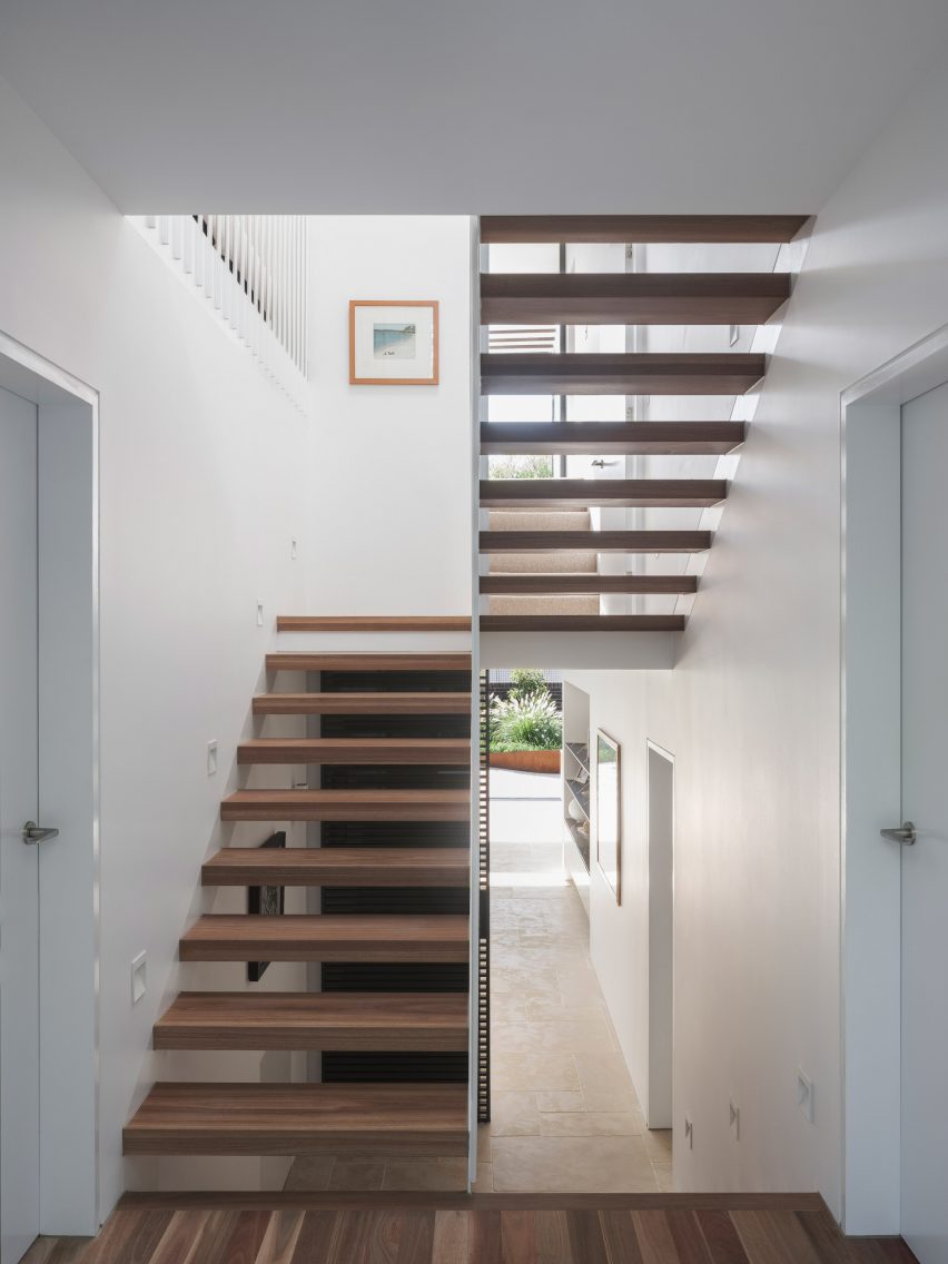 Entryway of Hidden Garden House by Sam Crawford Architects