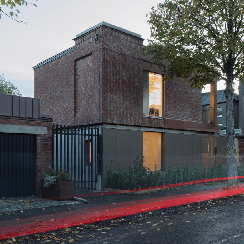 Compact infill home by Gró Works in Dublin, Ireland.