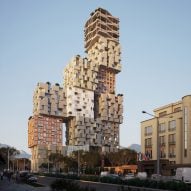 OODA designs staggered skyscraper in Tirana as "unique vertical village"