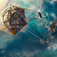 Jordan William Hughes designs space elevator that "connects the ocean to the stars"