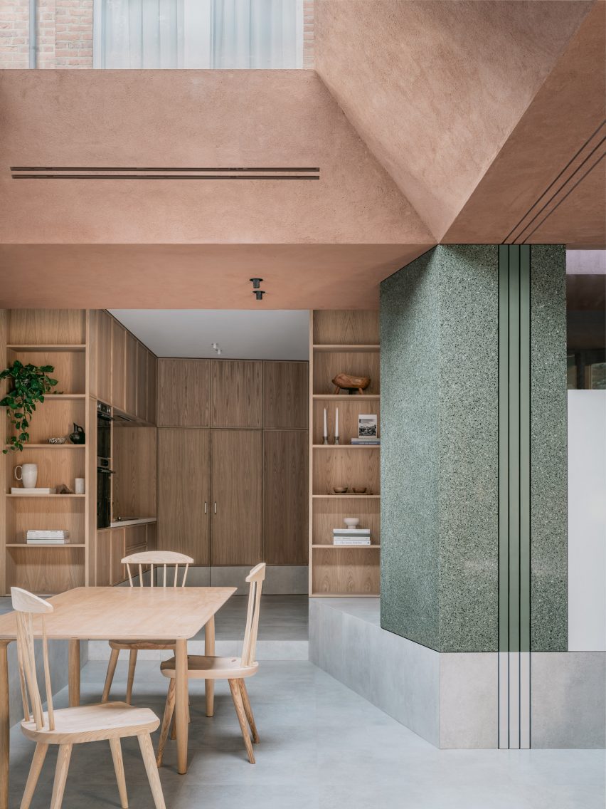 Interior of Terzetto flat extension in London by ConForm Architects