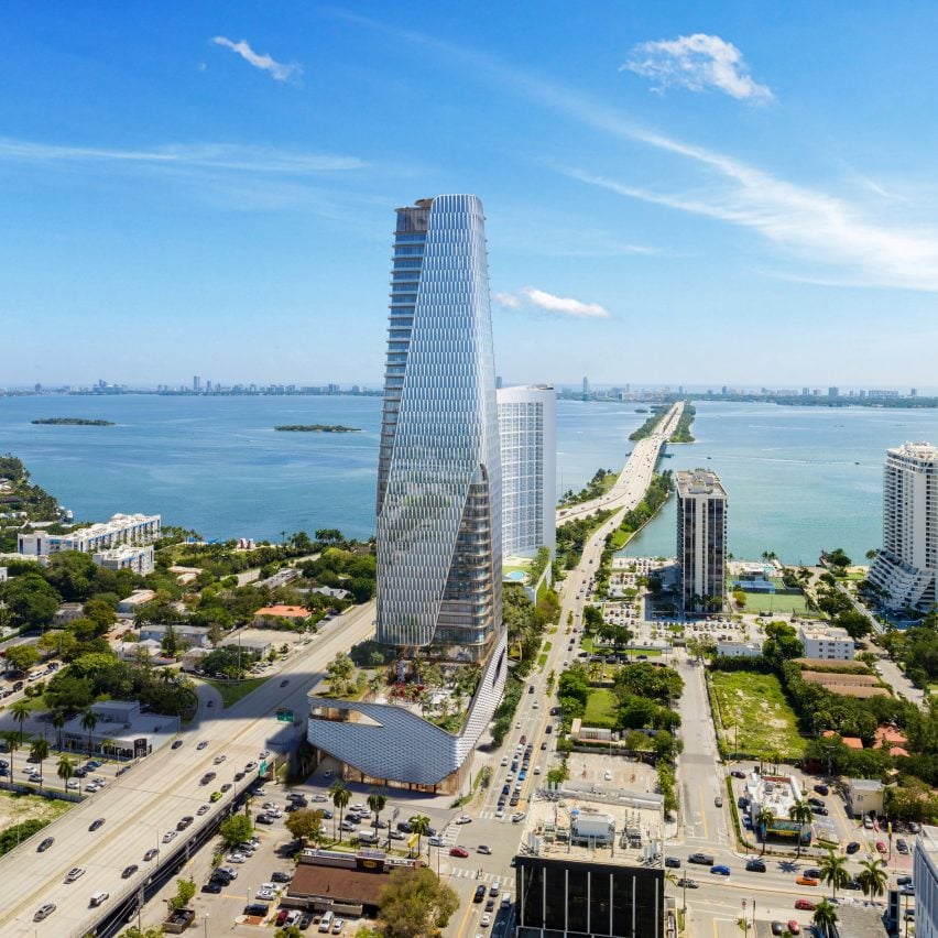 Rendering of tower 36 in Miami