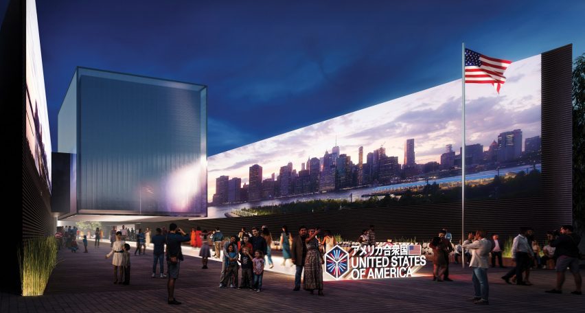 Trahan Architects a lansat imagini ale pavilionului SUA pentru Expo 2025 Osaka
