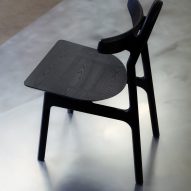 Black chair by Medium Small