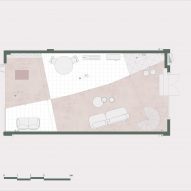 Floor plan of Jianze Showroom in China by Yatofu