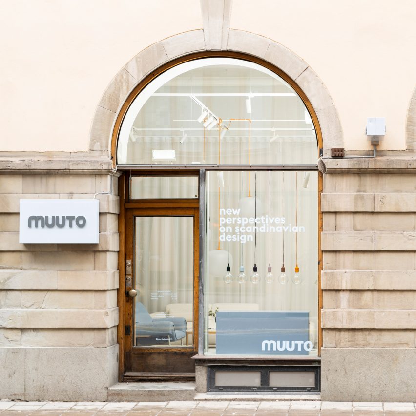 Photo of Muuto showroom in Stockholm
