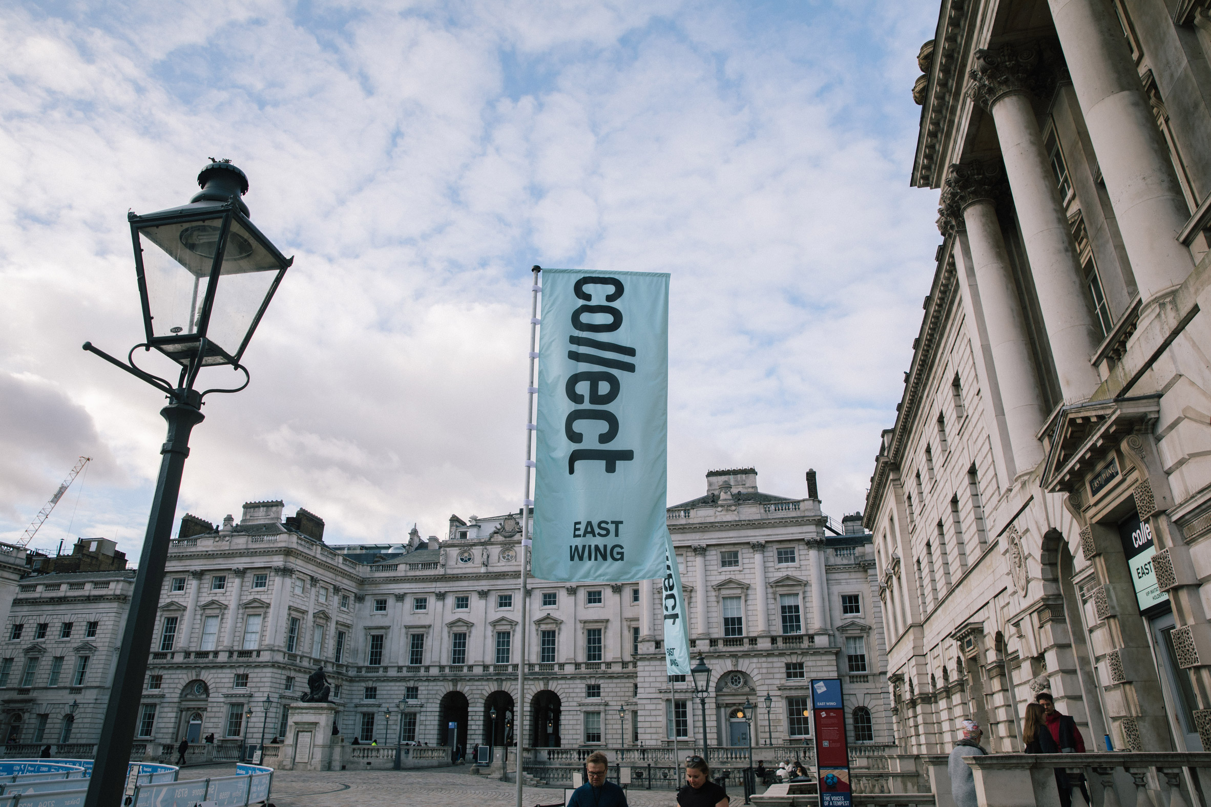 Photo of Collect sign at Somerset House
