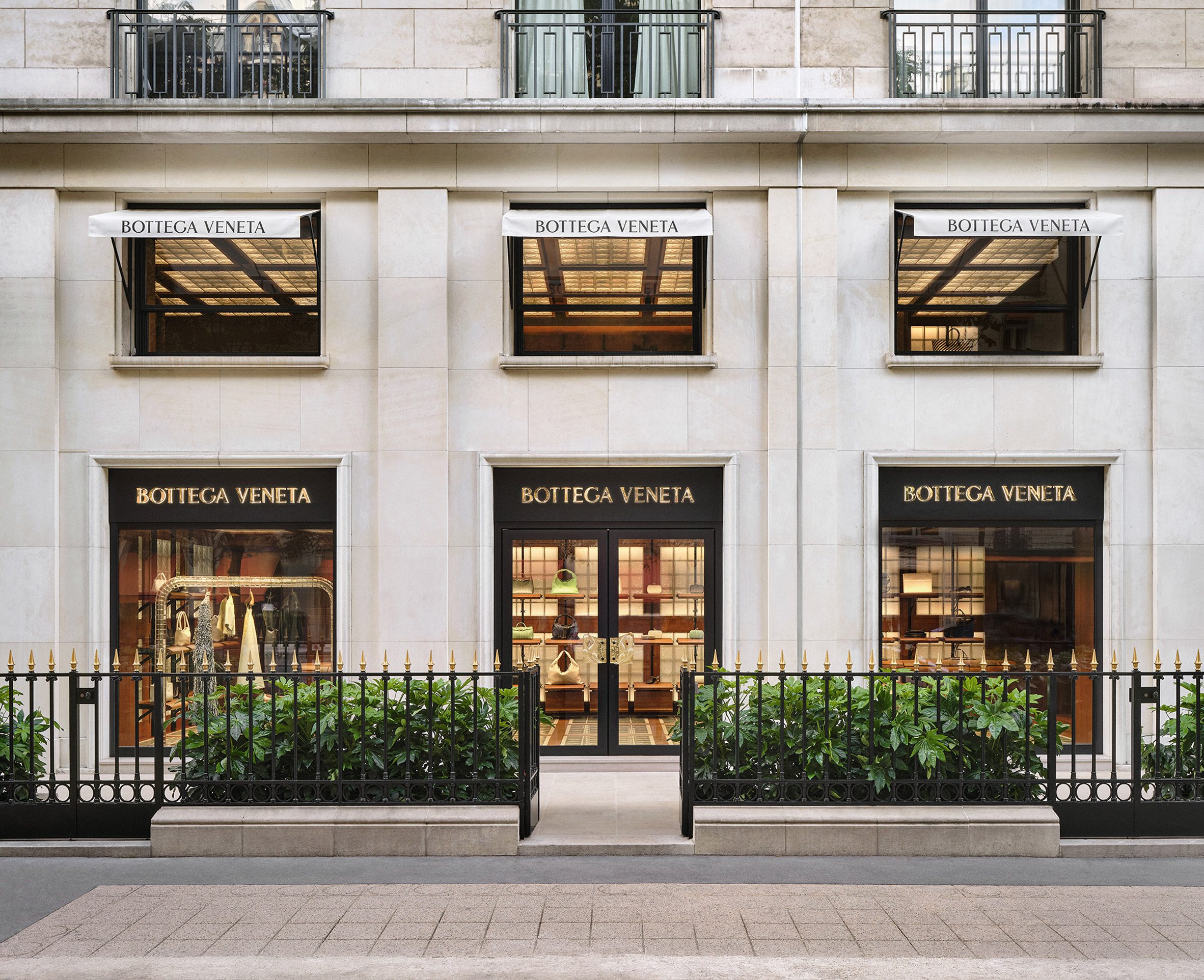 Exterior of the Bottega flagship store in Paris