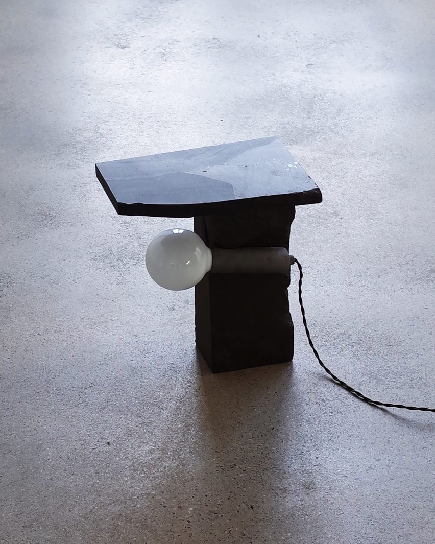 Chunky floor lamp by Carsten in der Elst