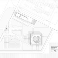 Site plan of Central Control Building by Bilgin Architects