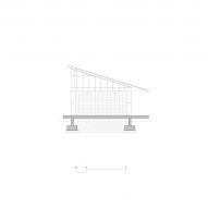 Elevation of the communal building at Hoji Gangneung by AOA Architect