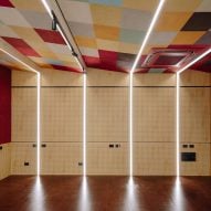 Composition acoustic wall coverings by Autex