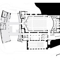 Second floor plan of Bristol Beacon by Levitt Bernstein
