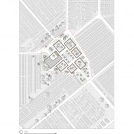 Site plan of columbarium complex by BDR Architekci