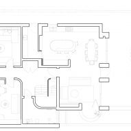 Ground floor plan of Kingston Villa by Fletcher Crane Architects