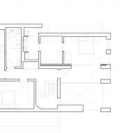 First floor plan of Kingston Villa by Fletcher Crane Architects
