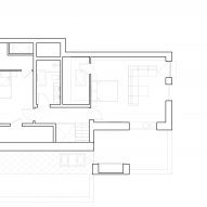 Second floor plan of Kingston Villa by Fletcher Crane Architects