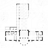 Ground floor plan of the Normafa Ski Lodge by Hetedik Muterem and Studio Konstella
