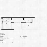 First floor plan of House for Young Families by H-H Studio