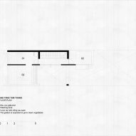 Second floor plan of House for Young Families by H-H Studio