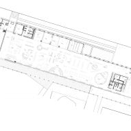 Plan drawing of L'échappée by Atelier WOA