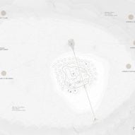 Site plan of Overwater Restaurant by Atelier Nomadic