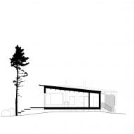 Section drawing of Two Sisters by MNY Arkitekter