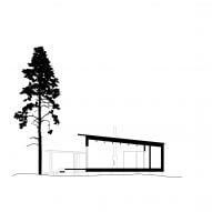 Section drawing of Two Sisters by MNY Arkitekter