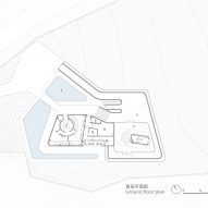 Ground floor plan of Yunhai Forest Service Station by Line+ Studio