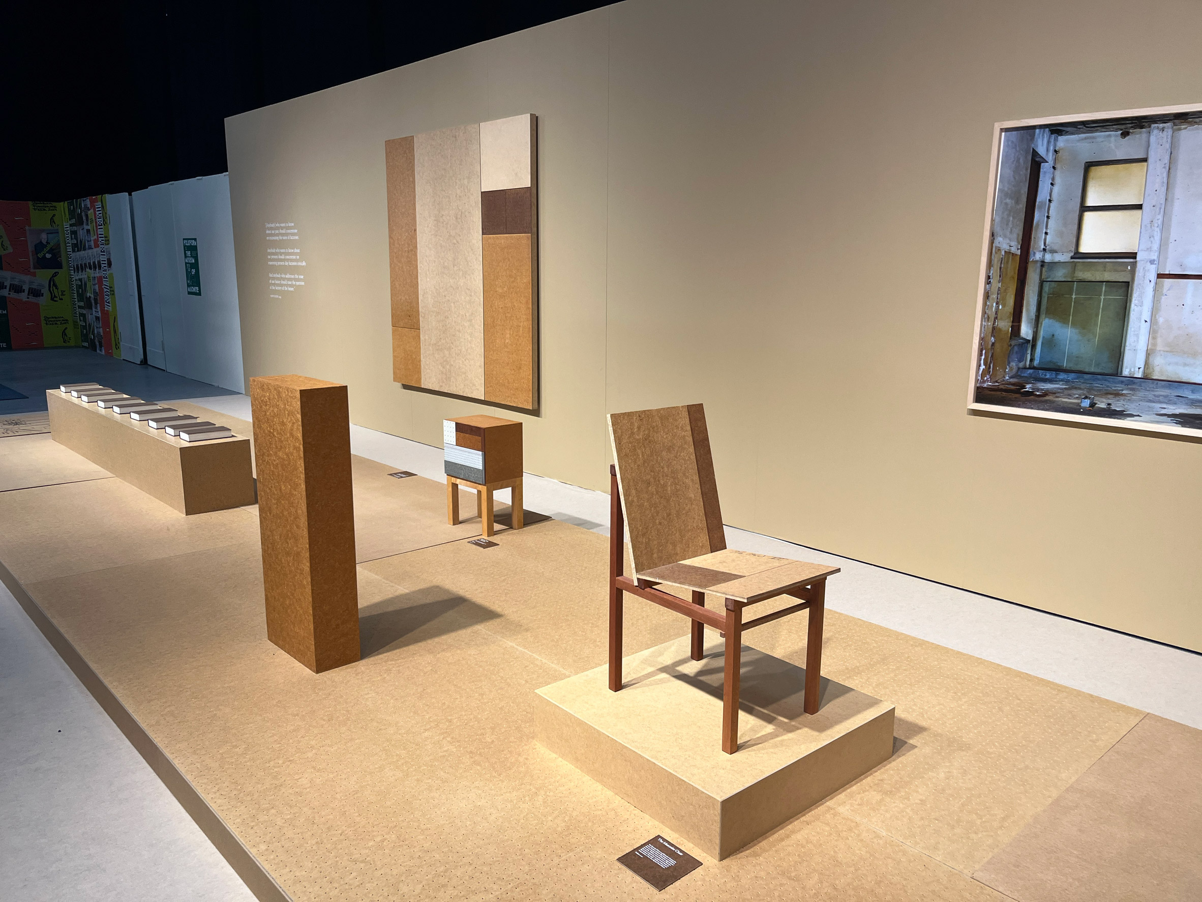 chairs at exhibition display