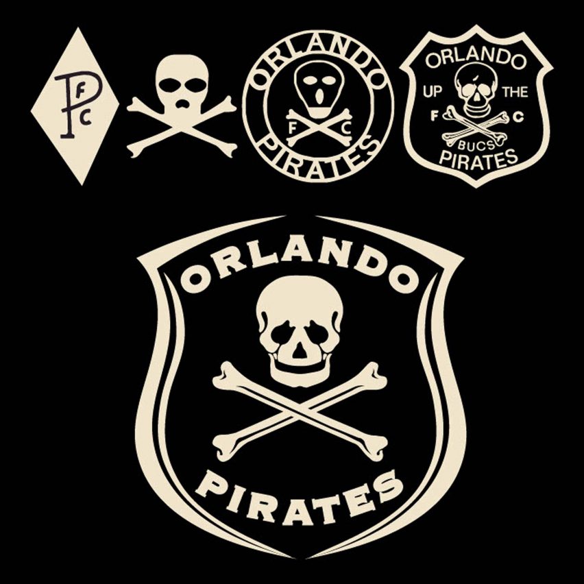 Orlando Pirates logo from Afrosport book