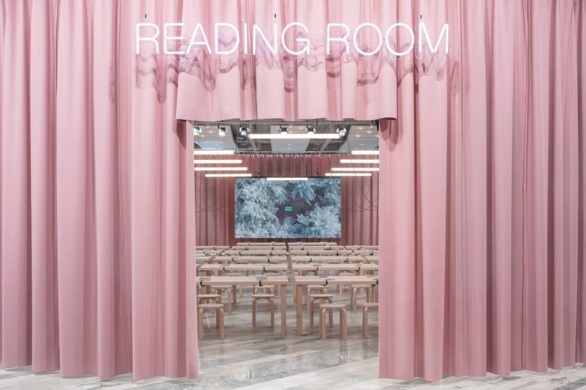 Reading Room installation at Stockholm Furniture Fair
