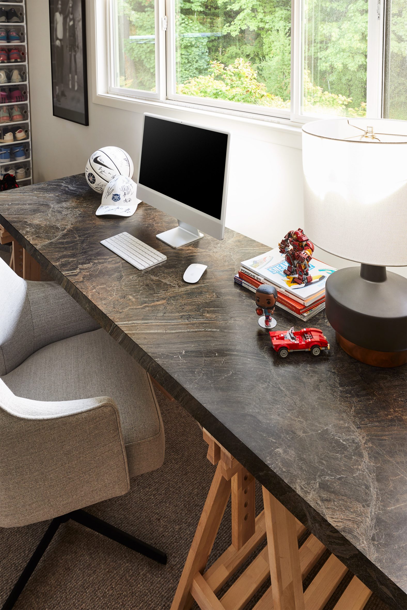 Surface by Formica Corporation on desk