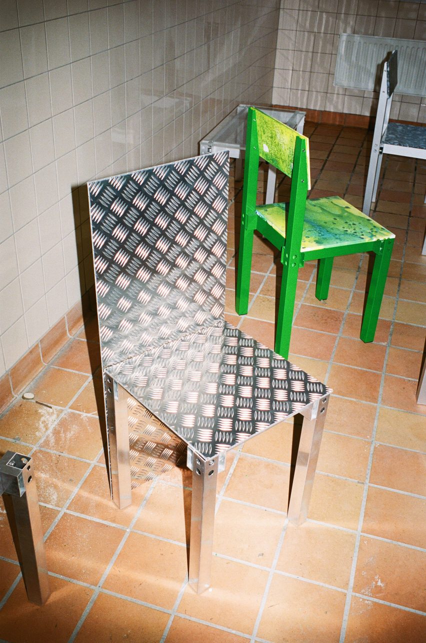 Joy Objects chair in Fredrik Paulsen's studio