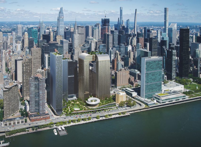 A rendering of a new development in Manhattan