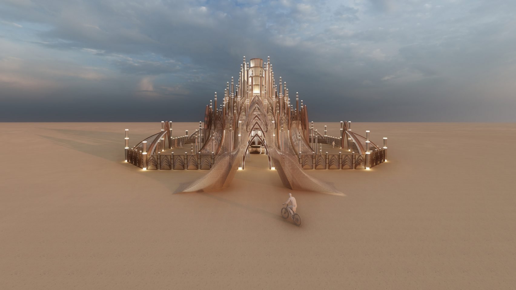 Burning Man 2024 temple design balances the “domestic and majestic