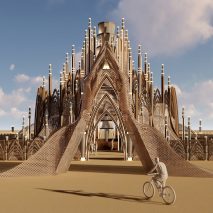 Burning Man temple 2024