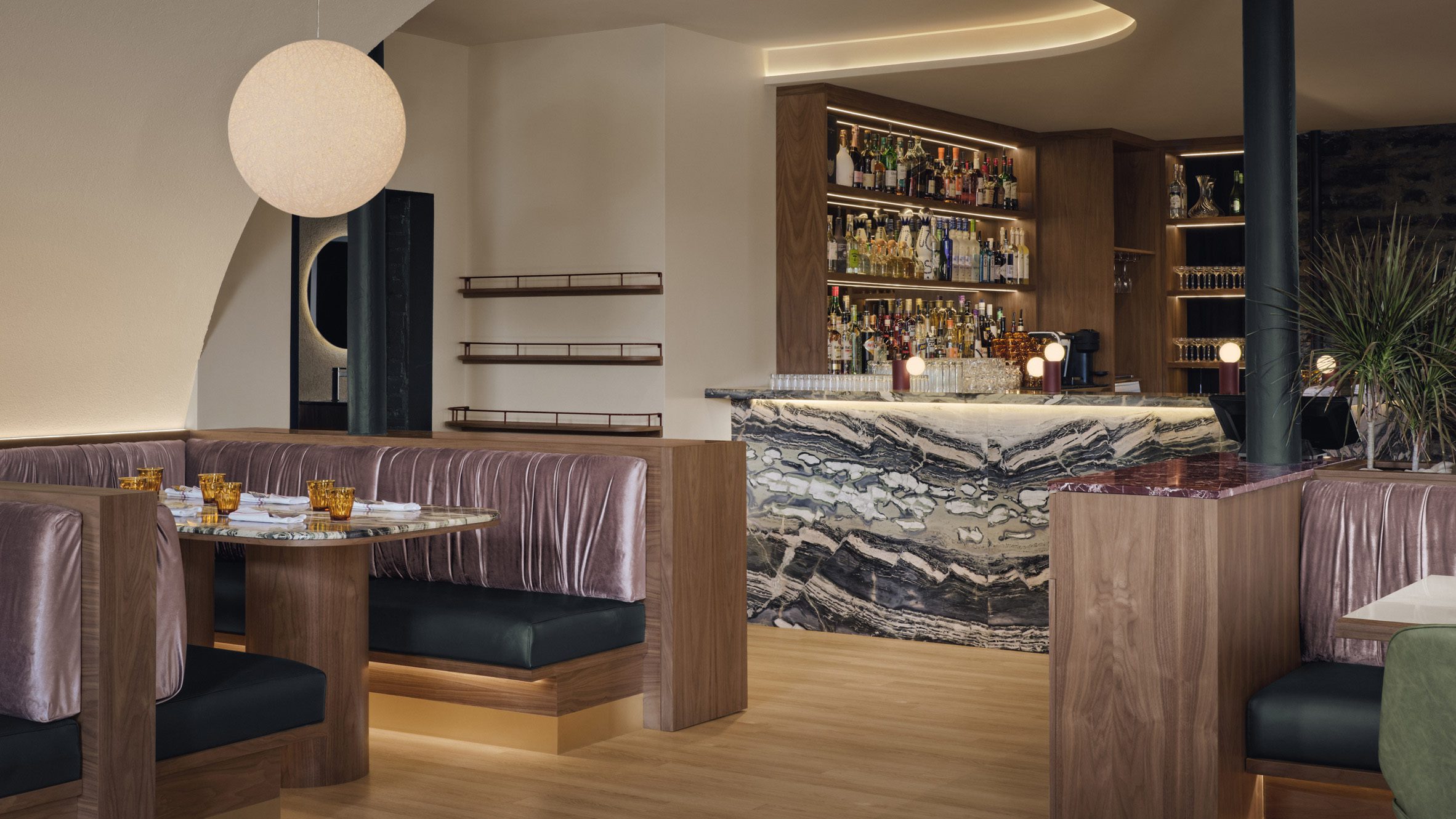 Ivy Studio installs colourful marbles in Montreal's Hayat restaurant - Vimarsana News