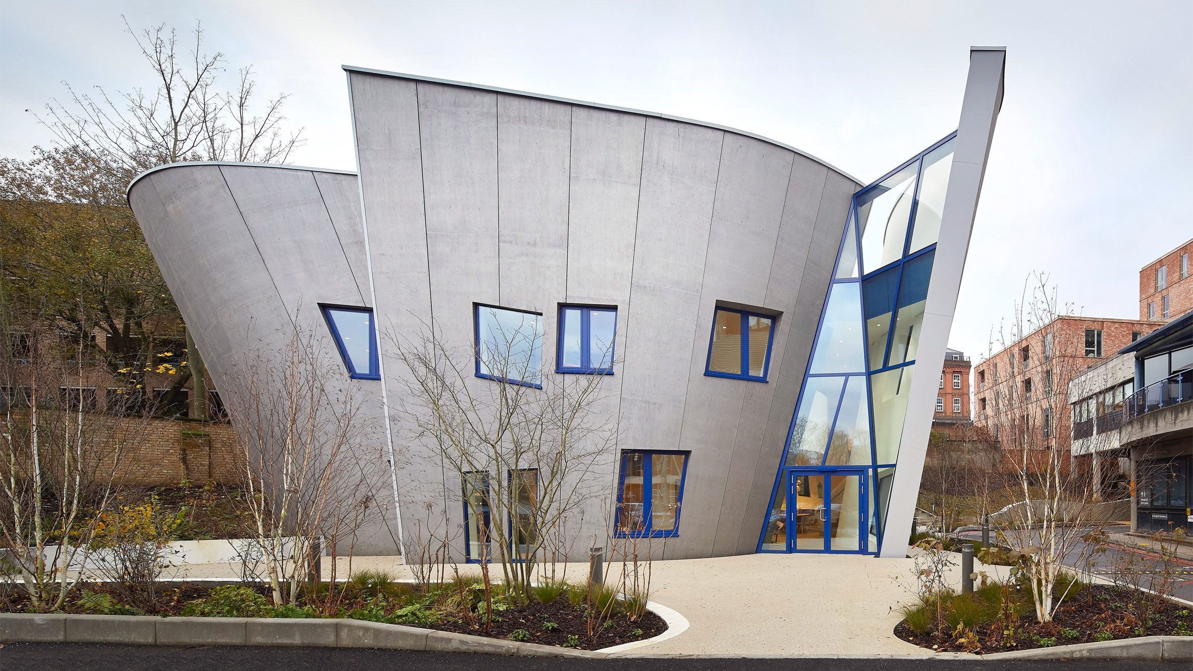 Studio Libeskind encloses Maggie's Royal Free with slanted walls - Vimarsana News