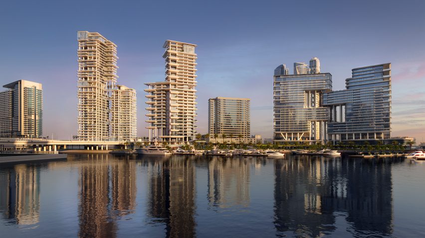 Vela and Vela Viento residences on the Dubai bayfront by Omniyat