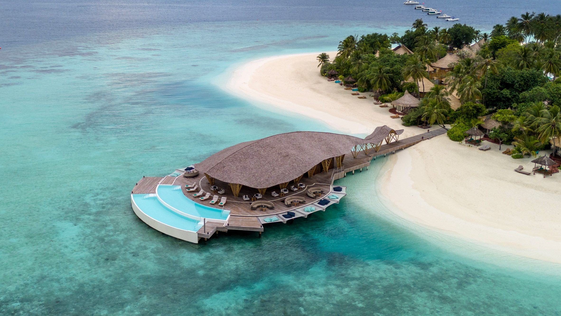 Stingray-shaped roof crowns Maldives restaurant by Atelier Nomadic - Vimarsana News