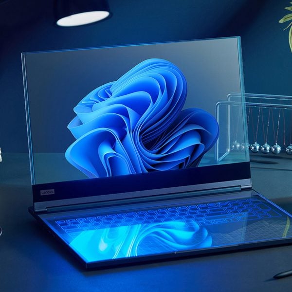 이번 주 레노버(Lenovo)는 업계 최초의 투명 스크린 노트북을 공개했습니다.