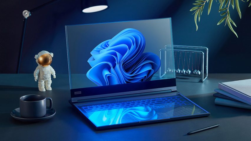 Lenovo's ThinkBook Transparent Display Laptop Concept aka Project Crystal