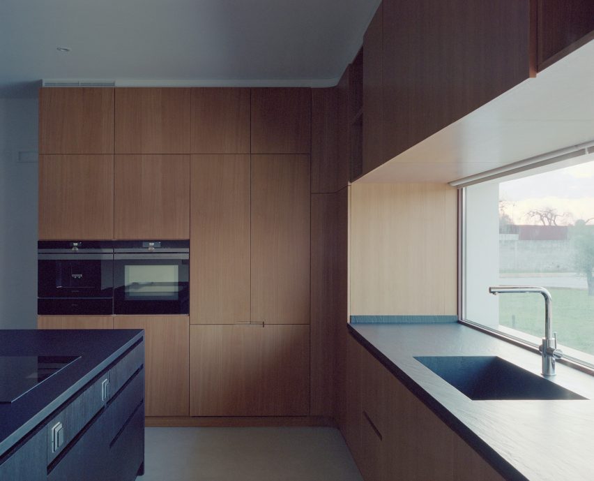 Kitchen interior of Salento villa by Margine